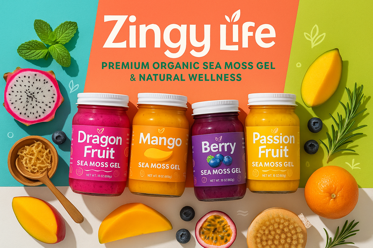 Zingy Life - Organic Sea Moss Gel & Natural Supplements