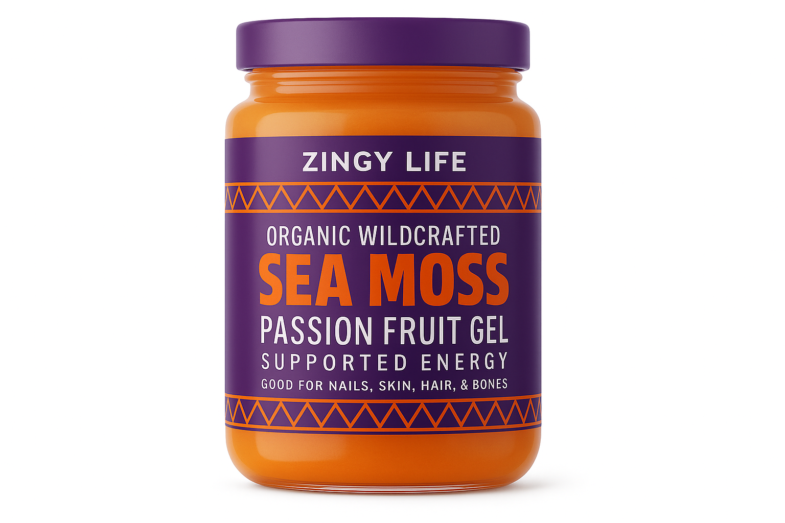 Modified Zingy Life Sea Moss Passion Fruit Gel
