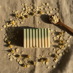 Oatmeal Soap Botanical Flatlay