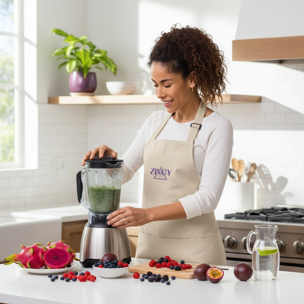 Organic Cotton Apron - Lifestyle