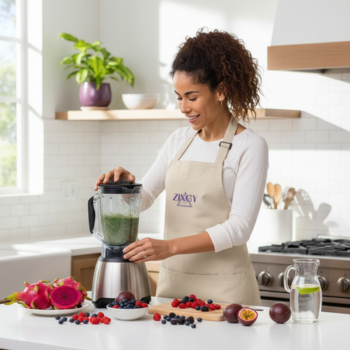 Organic Cotton Apron - Lifestyle