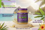 St Lucia Gold Sea Moss Gel Ad