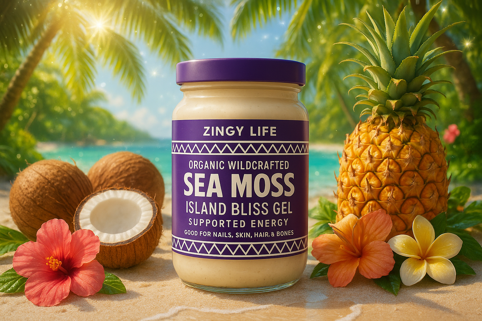Tropical Sea Moss Scene